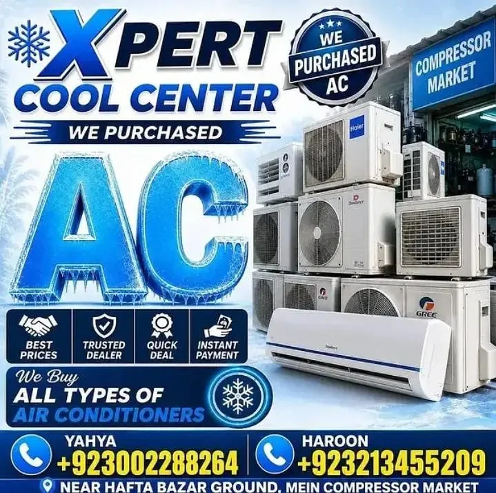 Old Used AC Buyer in Karachi | Split & Window AC Purchase