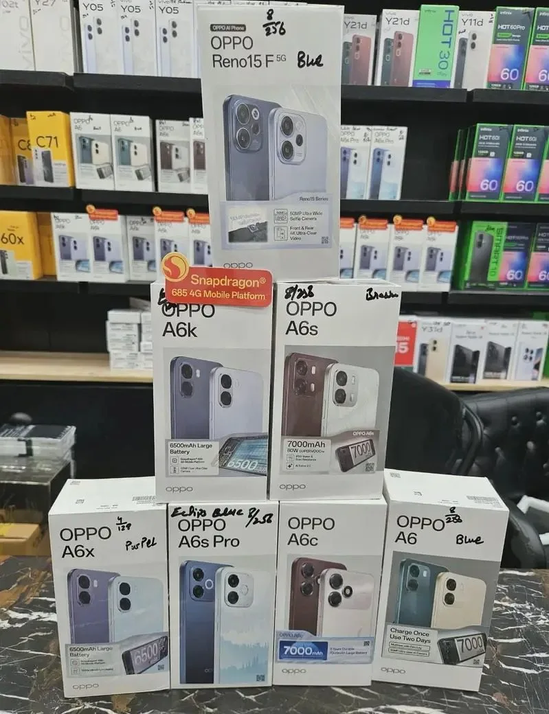 OPPO A6S Box Pack/ A6S Pro / A6 / A6k / A6c / Reno 15F / Reno 15 5G