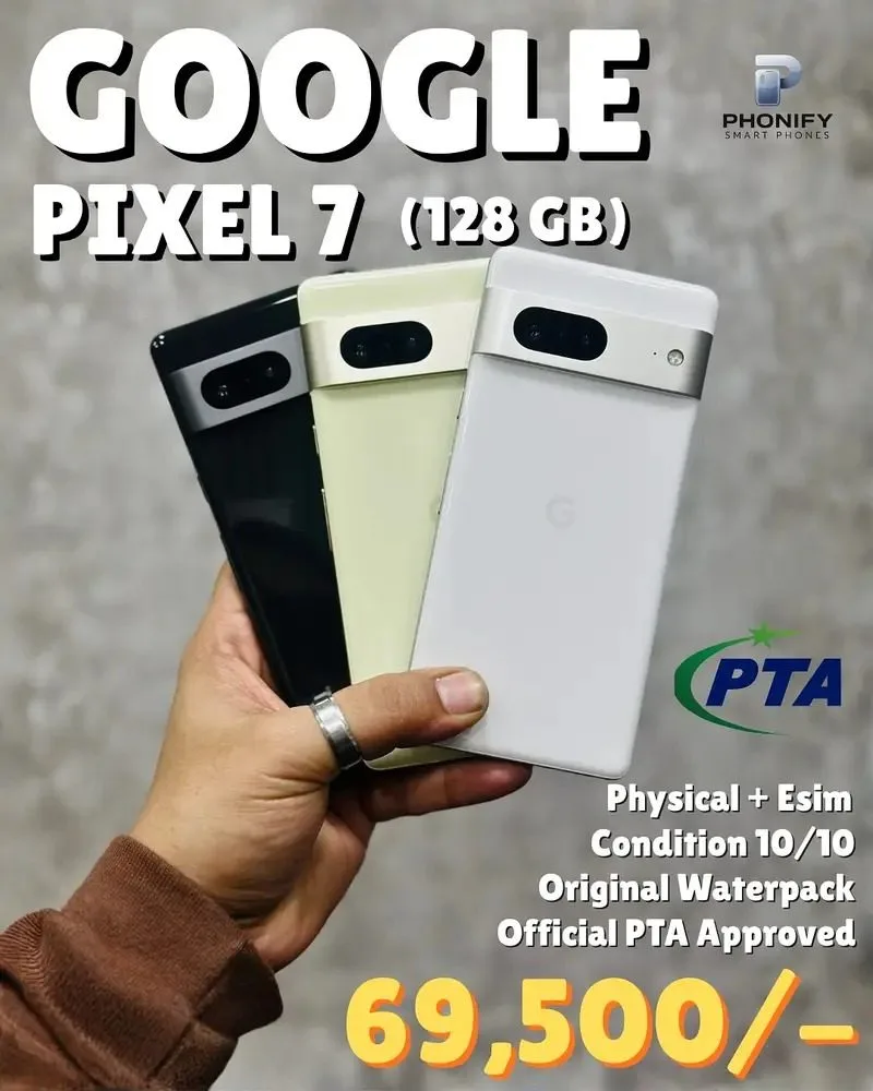 Google Pixel 7a pixel 7 Official PTA Approved 8/128gb All Colours — photo 2