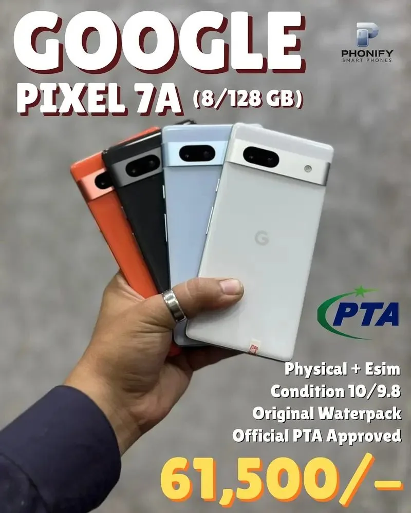 Google Pixel 7a pixel 7 Official PTA Approved 8/128gb All Colours — photo 3