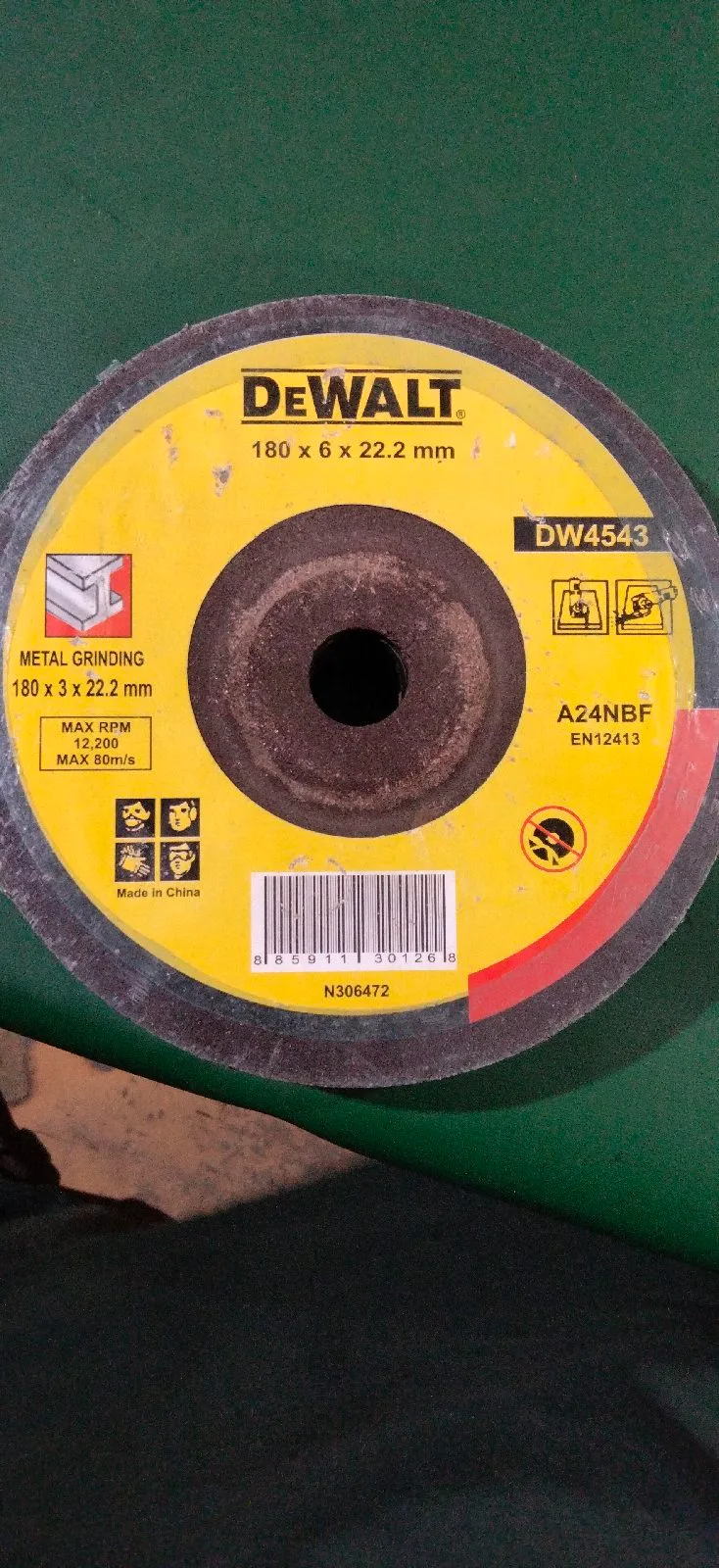 granding disc dewald 7" — photo 3