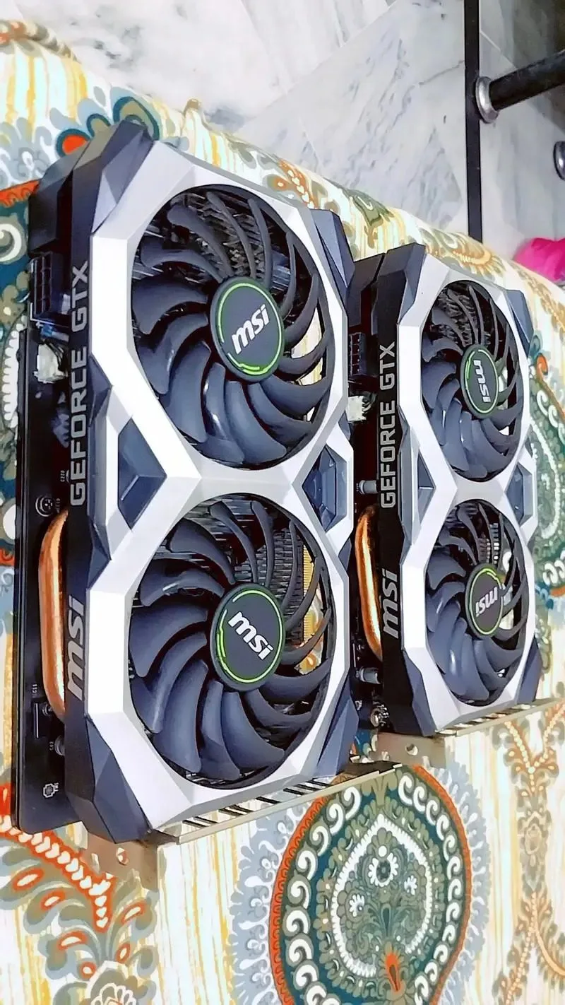 2x MSI GeForce GTX 1660 6GB Graphics Card – 10/10 Condition
