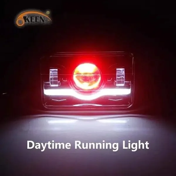 EyeBall Jeep Headlight Square 6x4 Sealed Beam 75W Hi-Low 1 Pc — photo 2